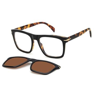 David Beckham Lunettes de Soleil DB 7000/CS BLACK HAVANA BLACK/BROWN CLIP-ON 53/19/145 homme David Beckham Lunettes de Soleil DB 7000/CS BLACK HAVANA BLACK/BROWN CLIP-ON 53/19/145 homme