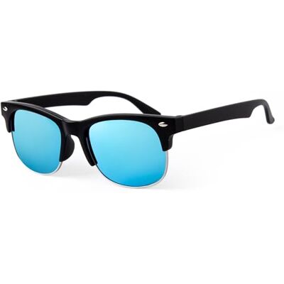 Kiddus Lunettes de Soleil POLARISÉES pour Fille, Garçon, Enfant, Ados. A partir de 6 ans. UV400 Protection Solaire UV400. Sans BPA Kiddus Lunettes de Soleil POLARISÉES pour Fille, Garçon, Enfant, Ados. A partir de 6 ans. UV400 Protection Solaire UV400. Sans BPA