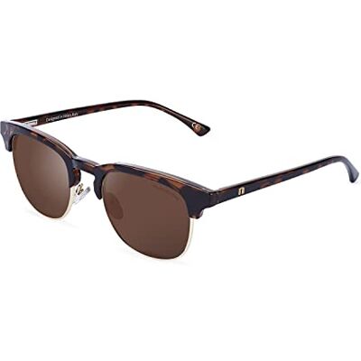 CLANDESTINE Model Lunettes de Soleil Mixte, Dorado Marrón Nylon Hd, taille unique CLANDESTINE Model Lunettes de Soleil Mixte, Dorado Marrón Nylon Hd, taille unique