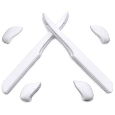 HKUCO Blanc Jambe de rechange en silicone pour Oakley Fast Jacket XL Des lunettes de soleil Kit de caoutchouc, Blanc, Pour la taille du modèle correspondant HKUCO Blanc Jambe de rechange en silicone pour Oakley Fast Jacket XL Des lunettes de soleil Kit de caoutchouc, Blanc, Pour la taille du modèle correspondant