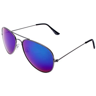 Miobo Lunettes de soleil avec cadre en métal en acier inoxydable Miobo Lunettes de soleil avec cadre en métal en acier inoxydable