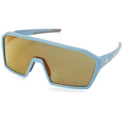 ALPINA RAM Q-LITE Lunettes de sport et de vélo à effet miroir pour adultes, renforcement du contraste, anti-buée, avec protection UV A, B et C, bleu fumé mat ALPINA RAM Q-LITE Lunettes de sport et de vélo à effet miroir pour adultes, renforcement du contraste, anti-buée, avec protection UV A, B et C, bleu fumé mat