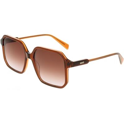 Liu Jo Lunettes de Soleil LJ830S Brown/caramel 57/17/140 Femme Liu Jo Lunettes de Soleil LJ830S Brown/caramel 57/17/140 Femme