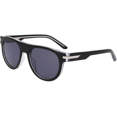 NIKE Lunettes unisexes pour adulte, Noir/gris, 52/19/145 NIKE Lunettes unisexes pour adulte, Noir/gris, 52/19/145