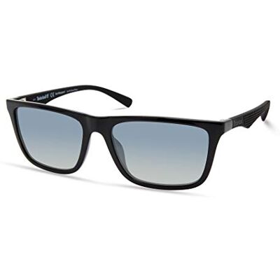 Timberland Lunettes de soleil décontractées TBA9264 pour homme Design léger Verres polarisés fumés Noir brillant Glänzendes Schwarz 56, Glänzendes Noir, 56 Timberland Lunettes de soleil décontractées TBA9264 pour homme Design léger Verres polarisés fumés Noir brillant Glänzendes Schwarz 56, Glänzendes Noir, 56