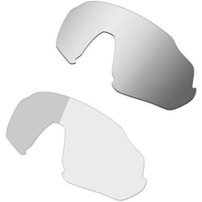 HKUCO Titane/Photochromique Polarisé Rechange Lentille pour Oakley Flight Jacket Lunettes de Soleil HKUCO Titane/Photochromique Polarisé Rechange Lentille pour Oakley Flight Jacket Lunettes de Soleil
