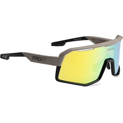 Spiuk LUNETTES PROFIT 3 LENTILLES FULL JAUNE UNISEXE MARRON Spiuk LUNETTES PROFIT 3 LENTILLES FULL JAUNE UNISEXE MARRON