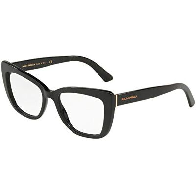 Dolce & Gabbana Ray-Ban Lunettes de soleil Femme, Noir (Black), 53 Dolce & Gabbana Ray-Ban Lunettes de soleil Femme, Noir (Black), 53