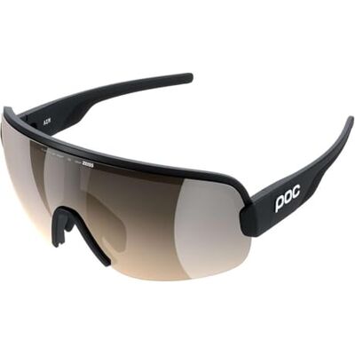 POC Lunettes de soleil Aim Lunettes de sport pour cyclistes avec un maximum de confort et une meilleure visibilité, Uranium Black/Clarity Trail/Partly Sunny Silver, taille unique POC Lunettes de soleil Aim Lunettes de sport pour cyclistes avec un maximum de confort et une meilleure visibilité, Uranium Black/Clarity Trail/Partly Sunny Silver, taille unique