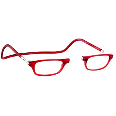 Clic Eyewear Occhiali da lettura con calamita +2.0 Original CLASSIC Occhiali lettura per presbiti flessibili Occhiali da lettura uomo e donna (2.0, rosso) Clic Eyewear Occhiali da lettura con calamita +2.0 Original CLASSIC Occhiali lettura per presbiti flessibili Occhiali da lettura uomo e donna (2.0, rosso)