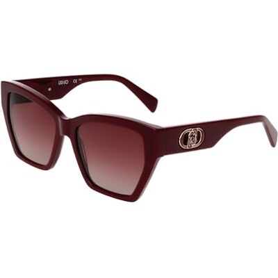 Liu Jo Lunettes de Soleil LJ815S Burgundy 55/17/140 Femme Liu Jo Lunettes de Soleil LJ815S Burgundy 55/17/140 Femme