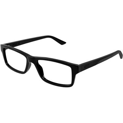 PUMA INTNL PU0431O-001 54 INJECTI Optical Frame, Shiny & Matte Black, Noir brillant et mat, 54 PUMA INTNL PU0431O-001 54 INJECTI Optical Frame, Shiny & Matte Black, Noir brillant et mat, 54