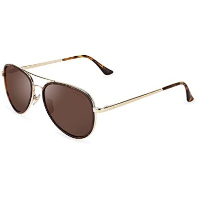 CLANDESTINE Lunettes de soleil A15 or mat Habana marron foncé Verres HD en nylon et cadre en acier inoxydable en TR90 Lunettes de soleil unisexes Avec technologie Smart Vision Meilleure vision CLANDESTINE Lunettes de soleil A15 or mat Habana marron foncé Verres HD en nylon et cadre en acier inoxydable en TR90 Lunettes de soleil unisexes Avec technologie Smart Vision Meilleure vision