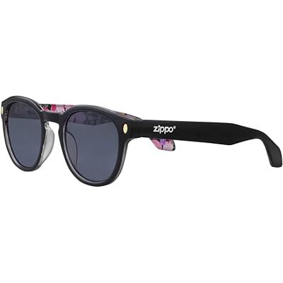 Zippo Lunettes de soleil Motif noir/gris miroir Unisexe Pour homme et femme Protection UV400 Certifié CE Zippo Lunettes de soleil Motif noir/gris miroir Unisexe Pour homme et femme Protection UV400 Certifié CE
