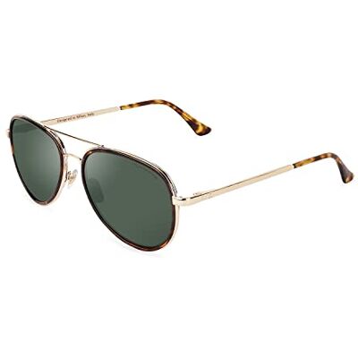 CLANDESTINE A15 Gold Habana Dark Green Lunettes de soleil nylon HD homme & femme CLANDESTINE A15 Gold Habana Dark Green Lunettes de soleil nylon HD homme & femme