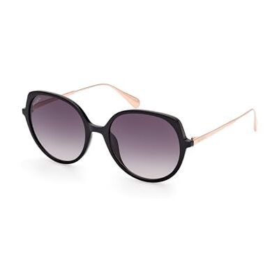 Max&Co. MO0088 Sunglasses, noir brillant, 54/18/140 pour femme, noir (ultra brillant), 54/18/140 Max&Co. MO0088 Sunglasses, noir brillant, 54/18/140 pour femme, noir (ultra brillant), 54/18/140