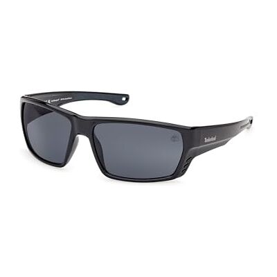 Timberland Tb00002 TB00002 Lunettes de soleil pour homme, lunettes de soleil décontractées légères, forme lentille rectangulaire, étui inclus, verres fumé polarisés, bleu brillant Homme Timberland Tb00002 TB00002 Lunettes de soleil pour homme, lunettes de soleil décontractées légères, forme lentille rectangulaire, étui inclus, verres fumé polarisés, bleu brillant Homme
