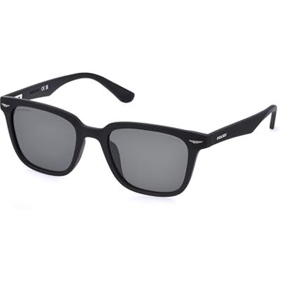 Police SPLE01 Lunettes Matt Black, Regular Unisexe Adulte Police SPLE01 Lunettes Matt Black, Regular Unisexe Adulte