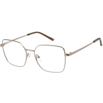 DAKOTA Monture de lunettes (modèle DKO-AOW 02-001) pour femme, carrée, fabriquée en métal (étui à lunettes) DAKOTA Monture de lunettes (modèle DKO-AOW 02-001) pour femme, carrée, fabriquée en métal (étui à lunettes)