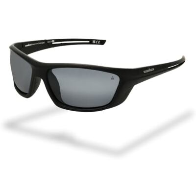 Foster Grant IRONMAN Zeal herenzonnebril – zwarte wrap-montuur, gepolariseerde rookglazen, UV400-bescherming, krasvrij en stootbestendig, licht sportframe Foster Grant IRONMAN Zeal herenzonnebril – zwarte wrap-montuur, gepolariseerde rookglazen, UV400-bescherming, krasvrij en stootbestendig, licht sportframe