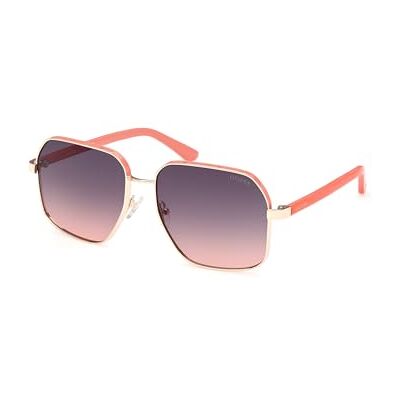GUESS GU00107 Lunettes de Soleil 74B shiny pale gold 58/16/140 Femme GUESS GU00107 Lunettes de Soleil 74B shiny pale gold 58/16/140 Femme