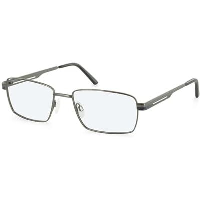 Hero HRO-4268 Cadre de prescription optique pour homme, gris métallisé, 55, gris, 55 Hero HRO-4268 Cadre de prescription optique pour homme, gris métallisé, 55, gris, 55