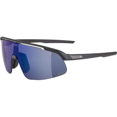 ALPINA Turbo Pro Lunettes de sport élégantes avec ventilation intégrée, noir mat ALPINA Turbo Pro Lunettes de sport élégantes avec ventilation intégrée, noir mat