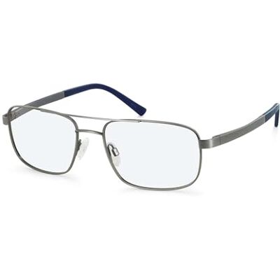 Hero HRO-4318 Cadre de prescription optique pour homme, gris métallisé, 56, gris, 56 Hero HRO-4318 Cadre de prescription optique pour homme, gris métallisé, 56, gris, 56