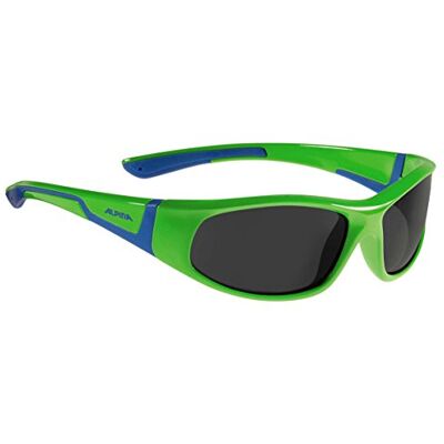 ALPINA Flexxy Lunettes de sport Boys, Neon-Green-Blue, one size ALPINA Flexxy Lunettes de sport Boys, Neon-Green-Blue, one size
