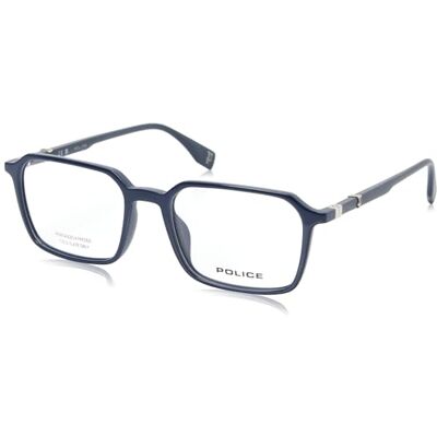 Police Vplr60 Lunettes de soleil unisexes, bleu mat, taille normale Police Vplr60 Lunettes de soleil unisexes, bleu mat, taille normale