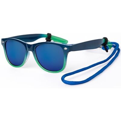 Kiddus Lunettes de Soleil Polarisées Enfants. Age recommandée 6+ ans. Protection solaire UV400. Conformes à la norme européenne EN ISO 12312-1 : 2022. Modèle: Dégradé. Bleu à vert Kiddus Lunettes de Soleil Polarisées Enfants. Age recommandée 6+ ans. Protection solaire UV400. Conformes à la norme européenne EN ISO 12312-1 : 2022. Modèle: Dégradé. Bleu à vert