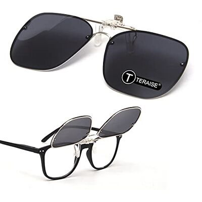 TERAISE lunettes de vision nocturne polarisées HD anti-éblouissement pour femmes et hommes lunettes de conduite de nuit UV400, 16 noires TERAISE lunettes de vision nocturne polarisées HD anti-éblouissement pour femmes et hommes lunettes de conduite de nuit UV400, 16 noires