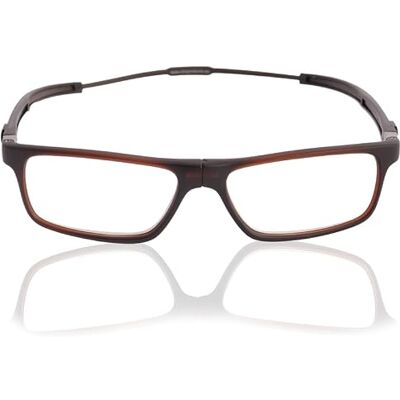 Clic Eyewear Tube Executive Moka (+2,5) Lunettes de lecture avec aimant flexibles Lunettes de lecture homme/femme Lunettes de lecture avec aimant Fabriqué en Italie Clic Eyewear Tube Executive Moka (+2,5) Lunettes de lecture avec aimant flexibles Lunettes de lecture homme/femme Lunettes de lecture avec aimant Fabriqué en Italie