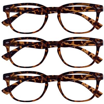 Lunettes de Lecture UV Opulize - Style Designer - Marron Lunettes de Lecture UV Opulize - Style Designer - Marron