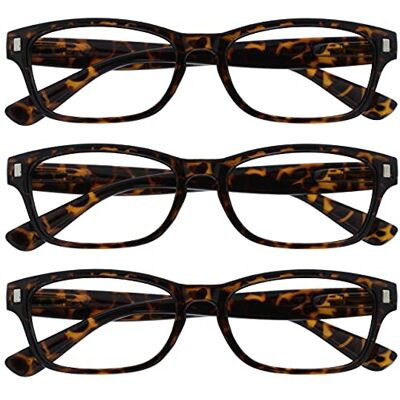 Lunettes de lecture Opulize UV - Bleu/Marron - Pack de 3 - Lunettes Lunettes de lecture Opulize UV - Bleu/Marron - Pack de 3 - Lunettes