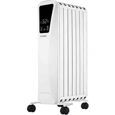 Bastilipo FENIX 2-2000, Radiateur fluide, effet cheminée, 2000W, 9 éléments Bastilipo FENIX 2-2000, Radiateur fluide, effet cheminée, 2000W, 9 éléments