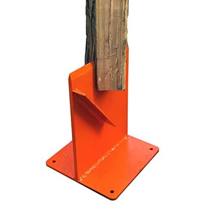 Hi Flame Hi-Flame Séparateur de bois de chauffage pour poêle à bois, cheminée et foyer, orange Hi Flame Hi-Flame Séparateur de bois de chauffage pour poêle à bois, cheminée et foyer, orange