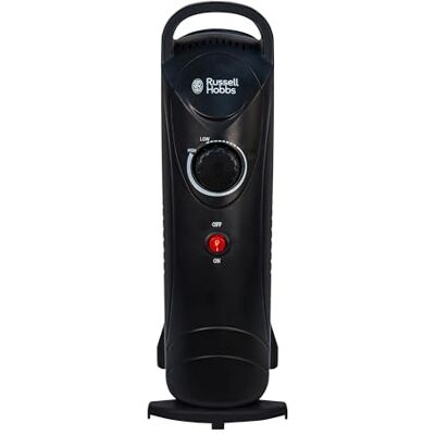 Russell Hobbs RHOFR3001 Radiateur de 650 W rempli d'huile, chauffage électrique portable à 5 ailettes, thermostat réglable, coupe de sécurité, taille de pièce de 10 m², noir Russell Hobbs RHOFR3001 Radiateur de 650 W rempli d'huile, chauffage électrique portable à 5 ailettes, thermostat réglable, coupe de sécurité, taille de pièce de 10 m², noir