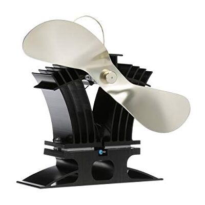 Ecofan BelAir, ventilateur de poêle à bois à basse température, alimenté par la chaleur, 237 m3/h, lame en or de 22,86 cm (9 po) Ecofan BelAir, ventilateur de poêle à bois à basse température, alimenté par la chaleur, 237 m3/h, lame en or de 22,86 cm (9 po)
