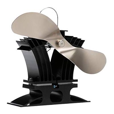 Ecofan 806CAKBX Ventilateur de poêle à bois alimenté par la chaleur, nickel, bilingue, lame de 22,9 cm Ecofan 806CAKBX Ventilateur de poêle à bois alimenté par la chaleur, nickel, bilingue, lame de 22,9 cm