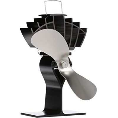 Ecofan ® UltrAir, Classic Styled, Heat Powered Wood Stove Fan, 125 CFM, 810CAKBX, Mid-Sized, 7.9" Blade, Nickel Ecofan ® UltrAir, Classic Styled, Heat Powered Wood Stove Fan, 125 CFM, 810CAKBX, Mid-Sized, 7.9" Blade, Nickel