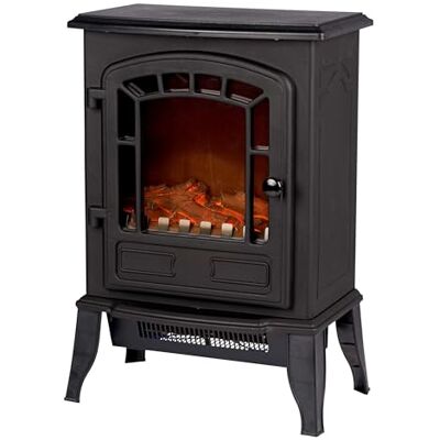 Classic Fire Cheminée Électrique Torino – Radiateur Électrique 2000W Chauffage d’Appoint avec Effet Flamme LED – Poêle Chauffant Décoratif sur Pieds avec Protection Surchauffe – Noir Classic Fire Cheminée Électrique Torino – Radiateur Électrique 2000W Chauffage d’Appoint avec Effet Flamme LED – Poêle Chauffant Décoratif sur Pieds avec Protection Surchauffe – Noir