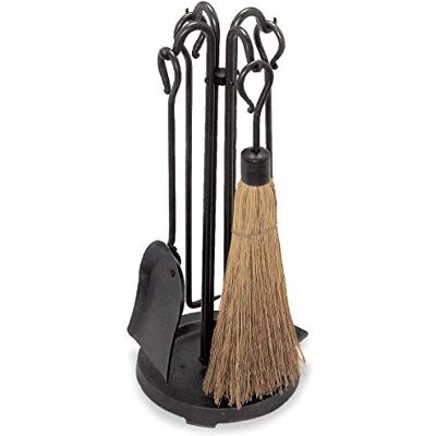 Pilgrim Fireside Distributeurs soulevé foyer Poêle à bois Set d'outils en finition mate noire Pilgrim Fireside Distributeurs soulevé foyer Poêle à bois Set d'outils en finition mate noire