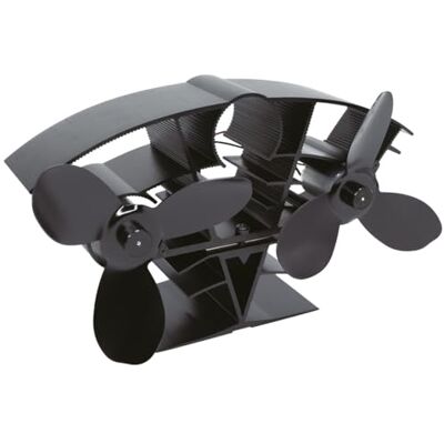 Valiant Fun Valiant Whirlwind Ventilateur pour poêle à bois Circulation d'air chaud alimenté par la chaleur Valiant Fun Valiant Whirlwind Ventilateur pour poêle à bois Circulation d'air chaud alimenté par la chaleur