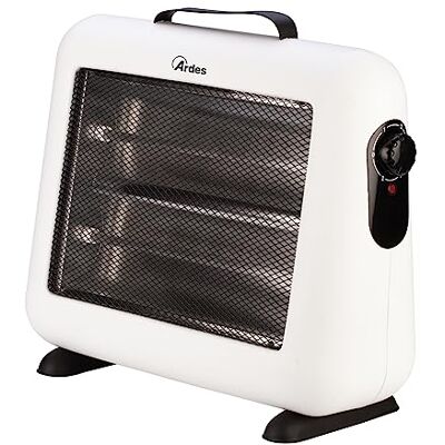 Ardes AR444 TWENTYFOUR Poêle à Quartz Chauffage par Irradiation 2 Puissances avec Poignée Simili-Cuir Ardes AR444 TWENTYFOUR Poêle à Quartz Chauffage par Irradiation 2 Puissances avec Poignée Simili-Cuir