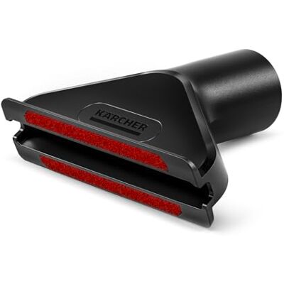 Kärcher Karcher Buse de rembourrage originale pour aspirateur humide/sec et nettoyeur, élimination de la saleté sur les surfaces textiles dans la voiture et la maison, noir Kärcher Karcher Buse de rembourrage originale pour aspirateur humide/sec et nettoyeur, élimination de la saleté sur les surfaces textiles dans la voiture et la maison, noir