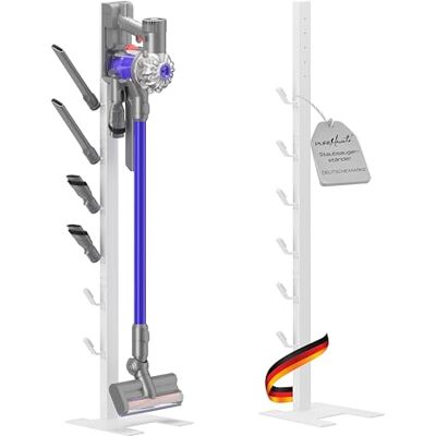 PureMounts Support pour aspirateur compatible avec Dyson Gen5, V15, V12, V11, V10, V8, V7, V6, Séries au sol, porte-accessoires, blanc PureMounts Support pour aspirateur compatible avec Dyson Gen5, V15, V12, V11, V10, V8, V7, V6, Séries au sol, porte-accessoires, blanc