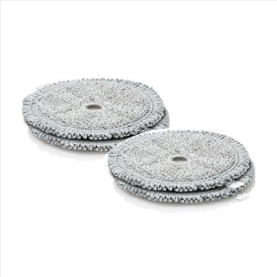 Bosch Chiffons de nettoyage en microfibre pour aspirateur Unlimited 7 ProHygienic Aqua, lavable en machine, gris, BHZUPAD1 Bosch Chiffons de nettoyage en microfibre pour aspirateur Unlimited 7 ProHygienic Aqua, lavable en machine, gris, BHZUPAD1
