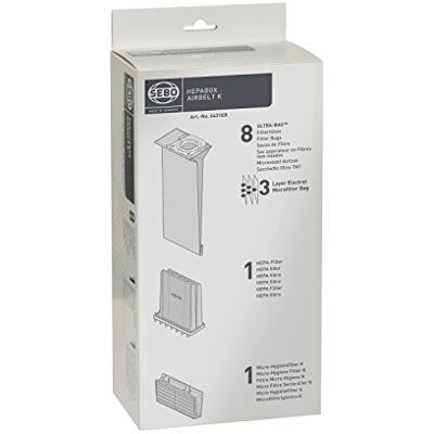 Ensemble de sacs HEPA pour aspirateur SEBO K - Airbelt K Ensemble de sacs HEPA pour aspirateur SEBO K - Airbelt K