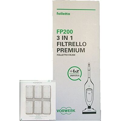 Vorwerk Folletto VK FP 200 220 6 sacs + 6 parfums aspirateur originaux Vorwerk Folletto VK FP 200 220 6 sacs + 6 parfums aspirateur originaux